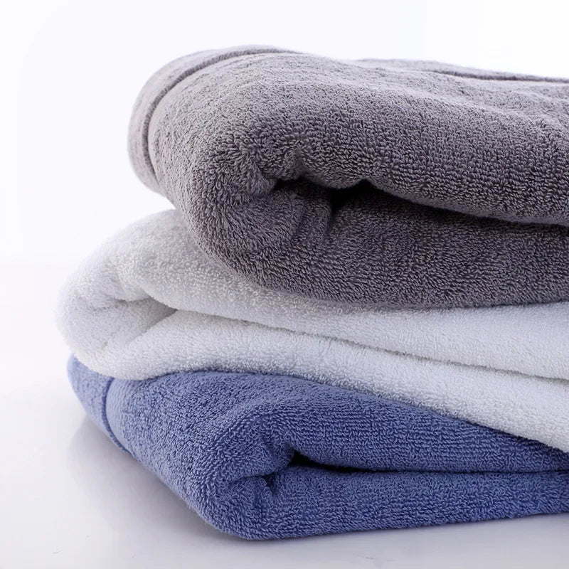 Cotton Bath Towel – Thick 70 × 140 cm Terry Towel, 500 g
