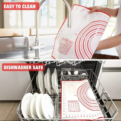 Silicone Baking & Pastry Mat – Non-Stick Dough Rolling Mat