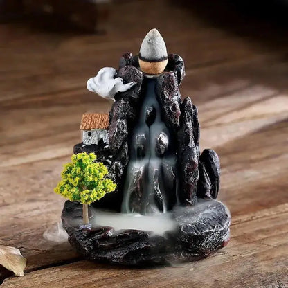 Backflow Incense Burner – Waterfall Incense Holder Decor