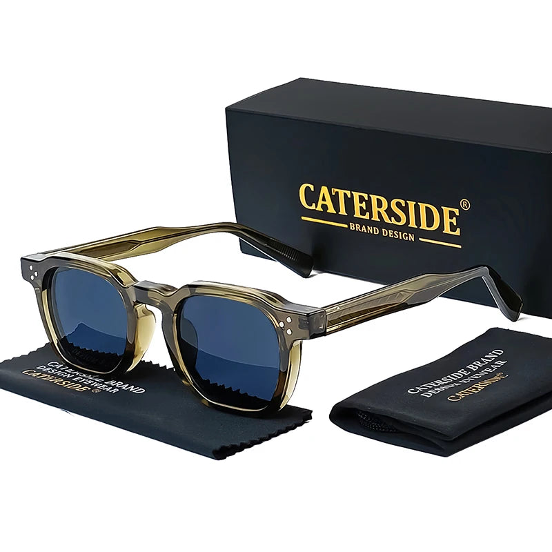 Caterside Fashion Sunglasses – Square Frame UV400 for Men & Women | Travel, Party & Festival