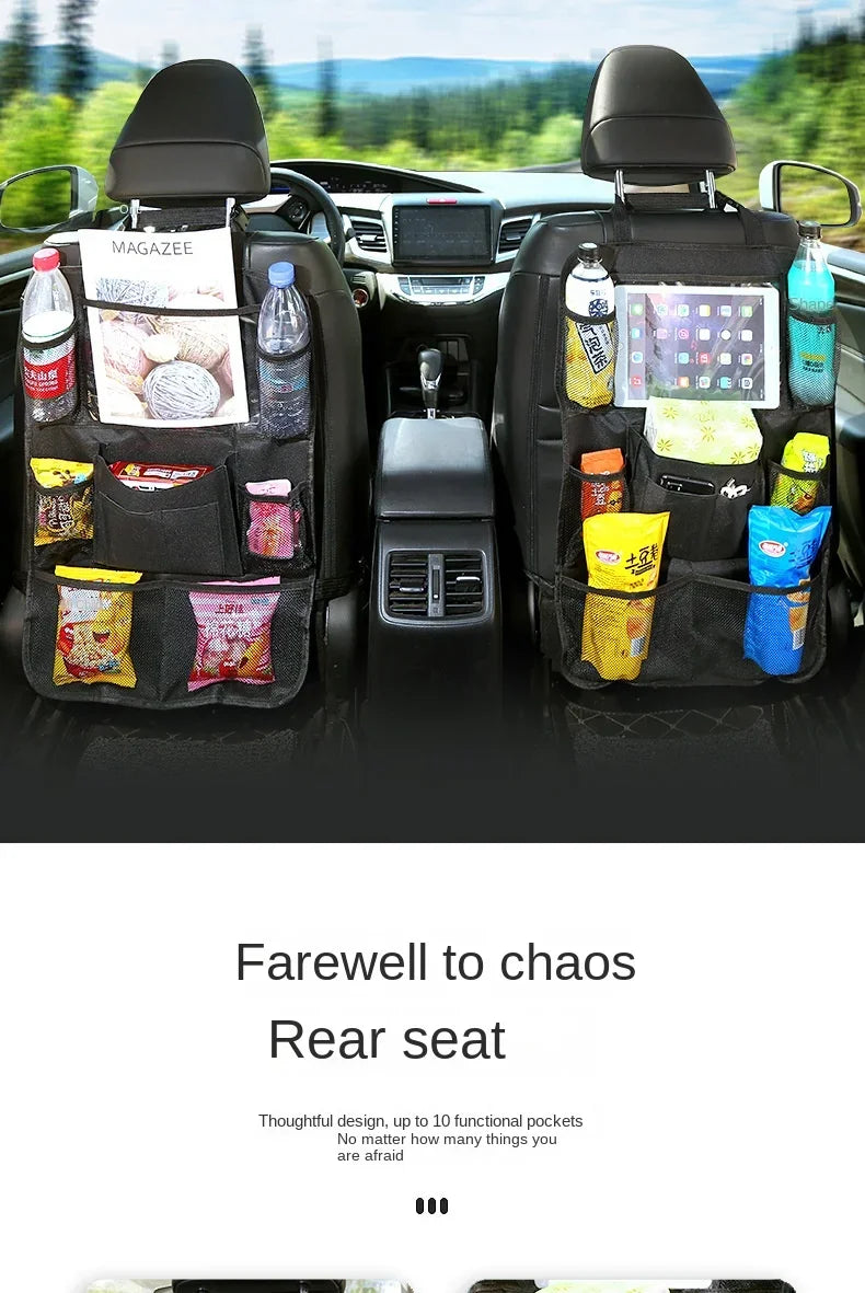 Car Backseat Organizer with Tablet Holder