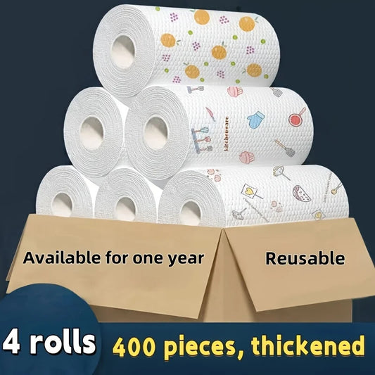 Kitchen Cleaning Cloths on a Roll – 50 or 100 Sheets