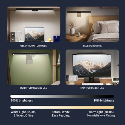 Monitor-Lightbar – USB-LED-Bildschirmleuchte mit stufenloser Dimmung