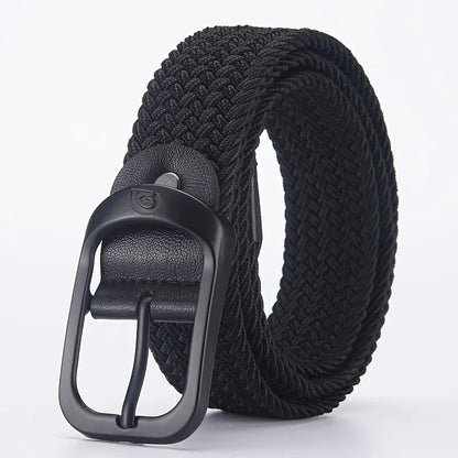 Cinturón elástico tejido – Cinturón elástico trenzado para hombre y mujer