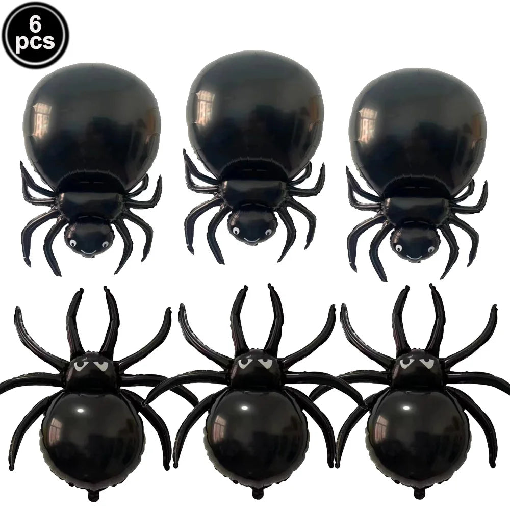 Halloween Standing Foil Balloons – Haunted House, Skull, Witch & Coffin Mylar Decorations