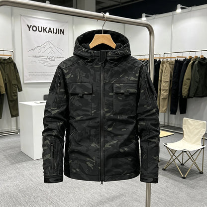 YOUKAIJIN Herren Outdoor Softshelljacke