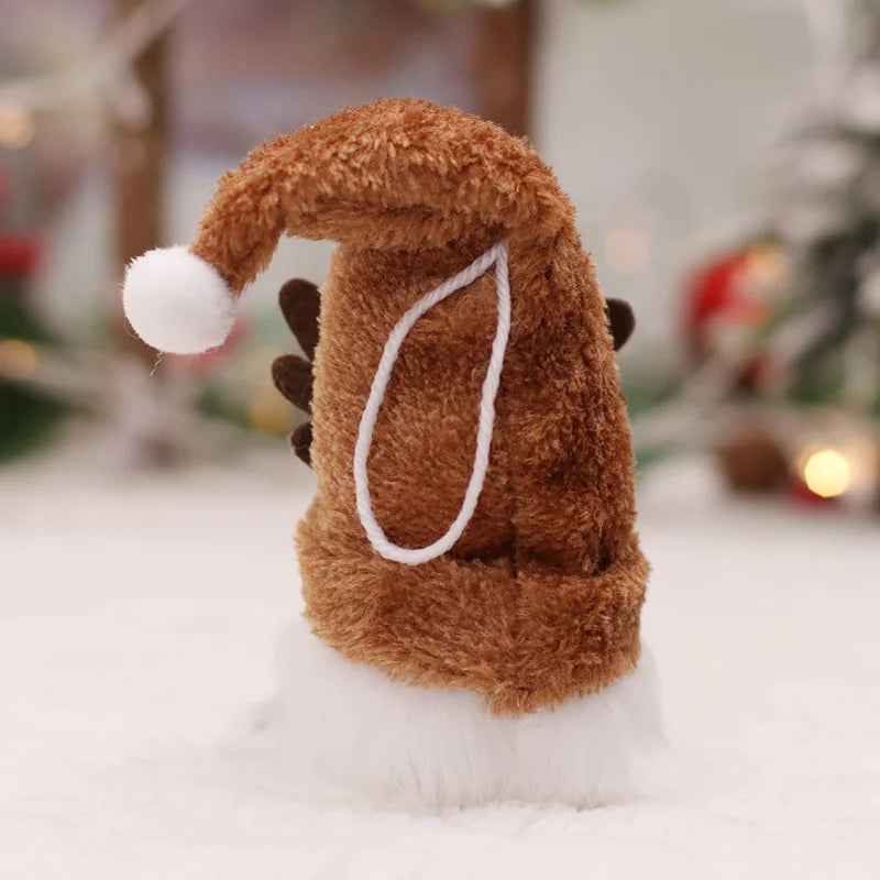 Light-Up Christmas Gnome Plush Ornament – LED Santa Gnome Decor