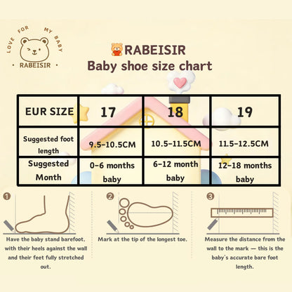 Baby First-Walker Shoes – Soft Non-Slip Toddler Shoes