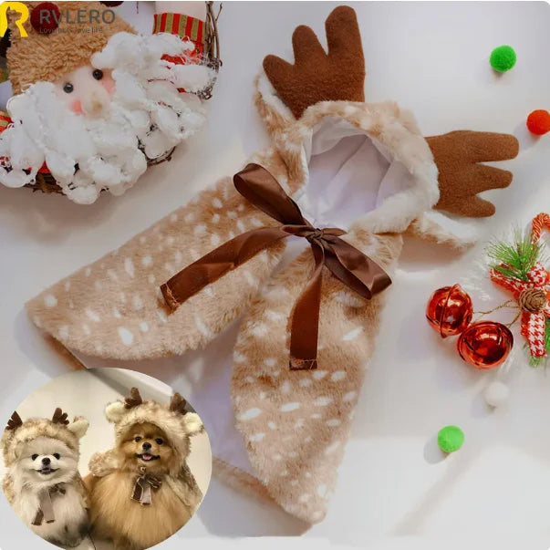 Pet Dog Plush Noise Chewing Toy Santa Elk Gingerbread Man Donut Cat Dog Christmas Series Cartoon Dog Toy Plush Squeak Pet Toy