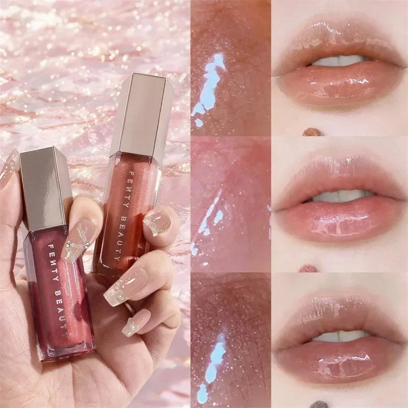 New Fashion Fenty Beauty Lip Gloss Multicolor Moisten Shine Glitter Lip Plumper Makeup Beginner Liquid Lipstick Makeup Cosmetics