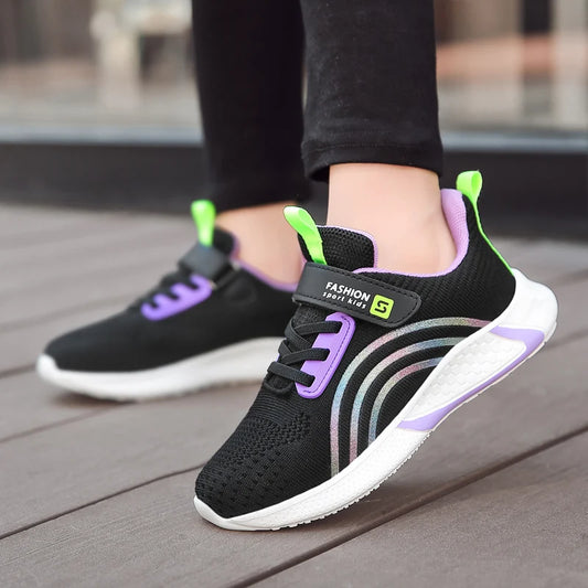 Girls' Mesh Running Shoes