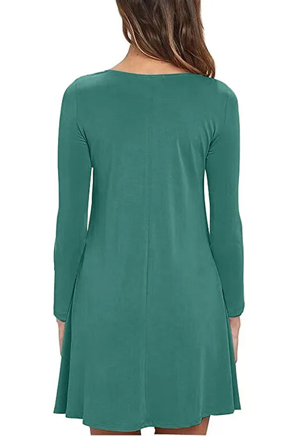 Women's Embroidered A-Line Mini Dress