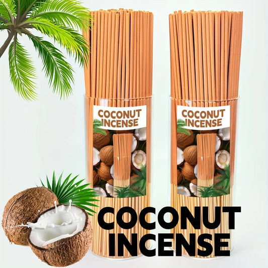 102/202 pieces of natural coconut vanilla scented candles, lasting 30-40 minutes, purify the air, create a fresh atmosphere for the bedroom/living room, suitable for offices, yoga, reading relaxation, and as a creative