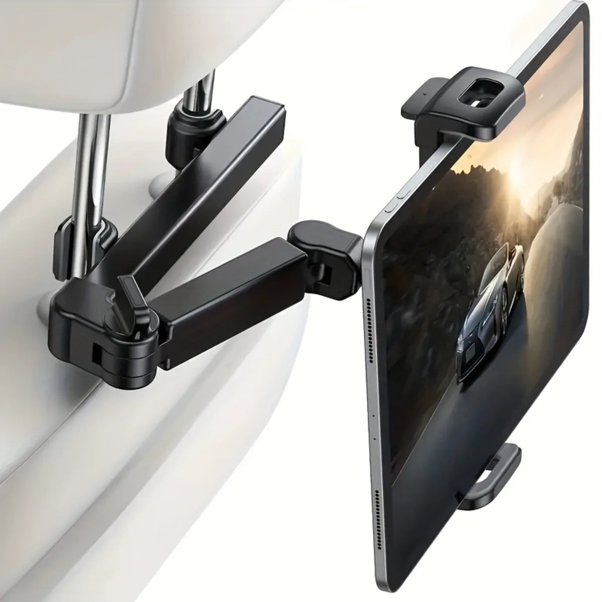 Adjustable Car Headrest Tablet & Phone Holder