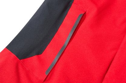 Chaqueta de exterior con capucha para hombre, con capucha desmontable