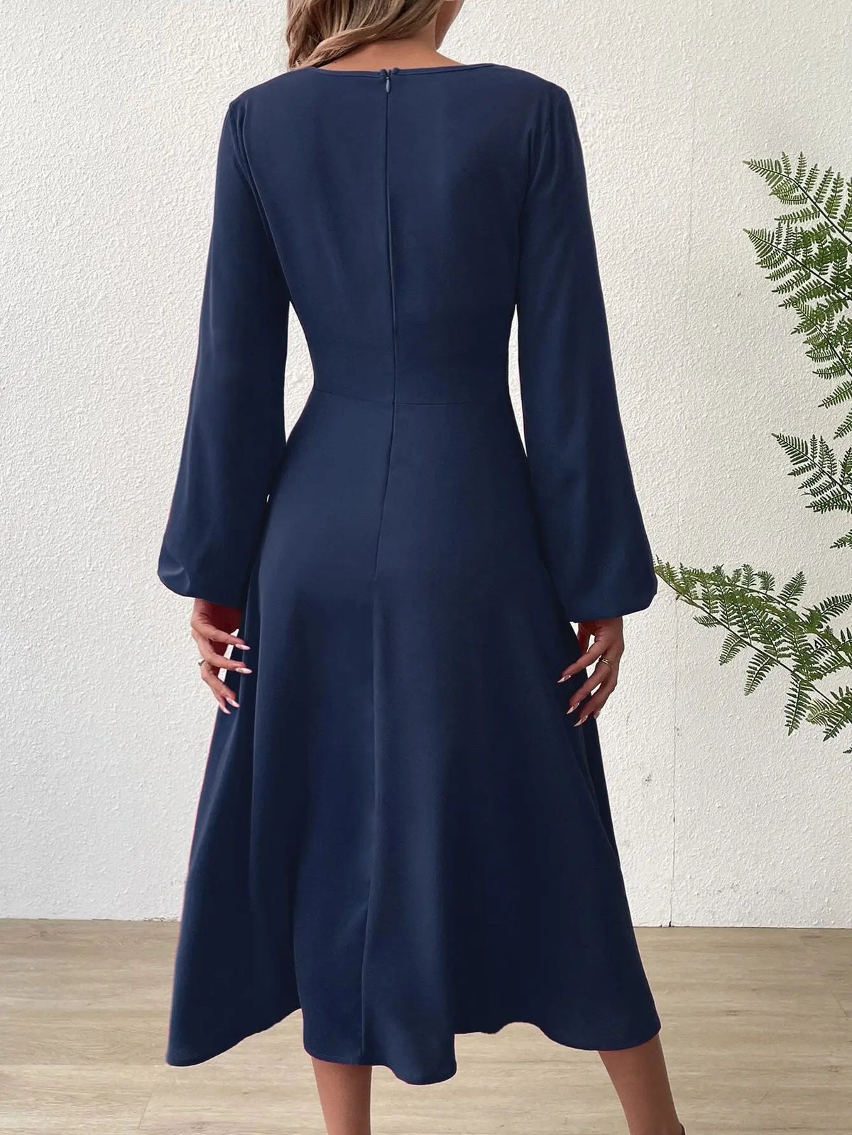 Women's V-Neck Long Dress
