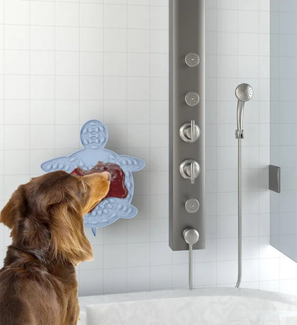 Lick Mat for Cats & Small Dogs – Suction-Cup Slow Feeder