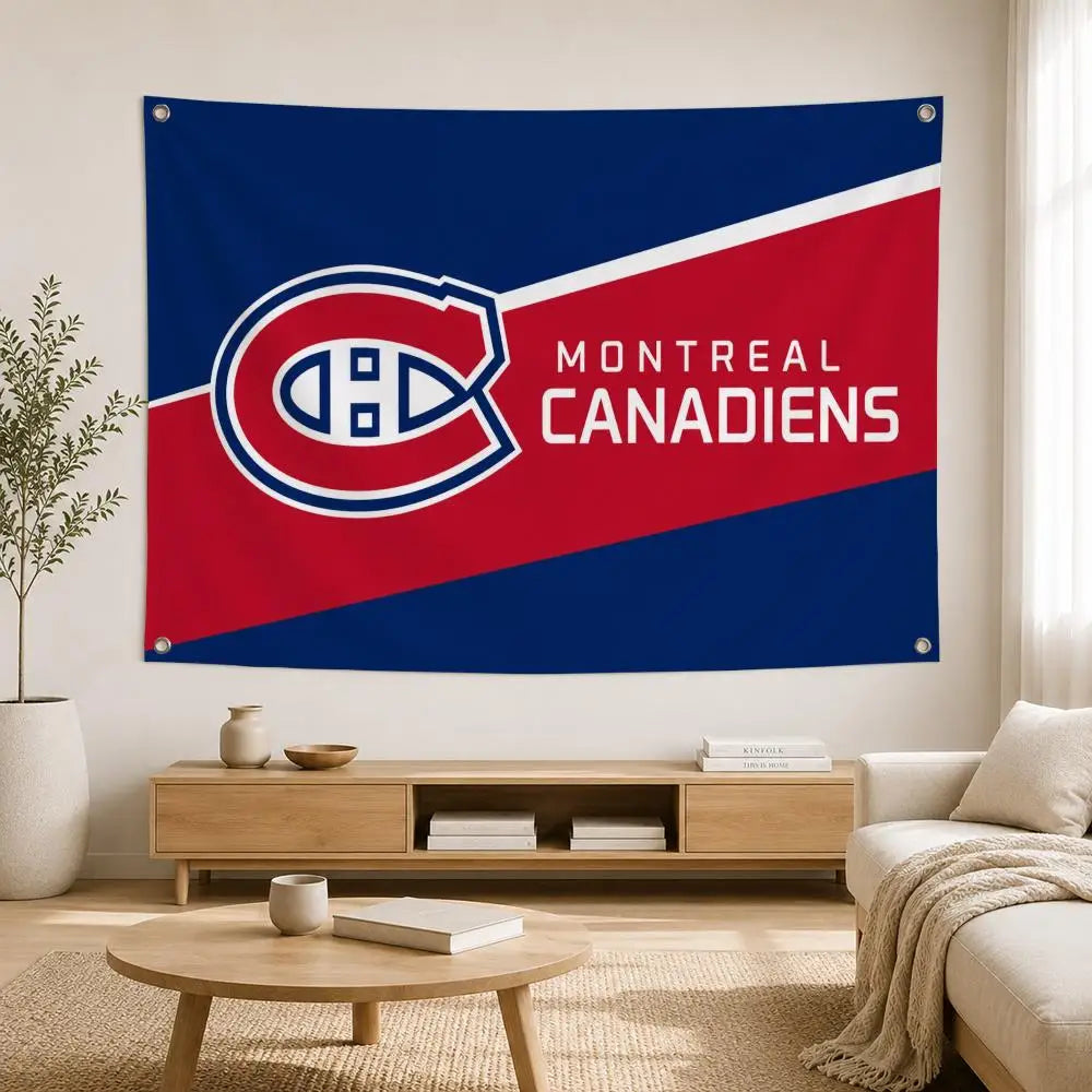 Montreal Canadiens Garden Flag | Indoor & Outdoor Yard Banner for Patio, Porch & Fan Cave