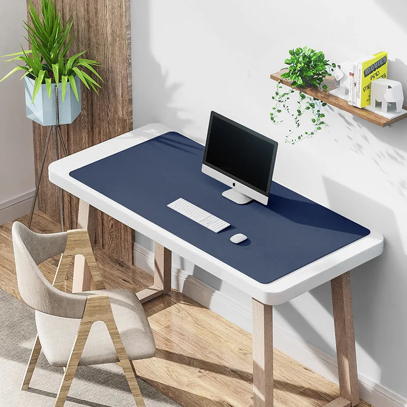 PU Leather Large Desk Mat Waterproof Anti‑Slip Office Desktop Pad Soft Large Mouse Pad For Laptop Keyboard Gaming Desk Mat