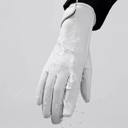 Guantes táctiles térmicos con forro polar para mujer