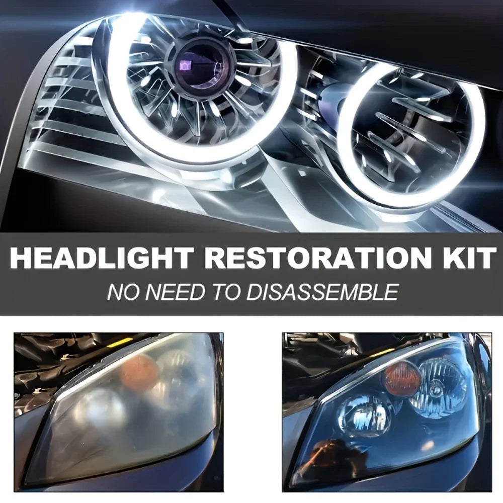 100ml Car Headlight Restoration Spray - Efficient Repair & Polish, Long-Lasting Clarity, Ideal for Automotive Lighting