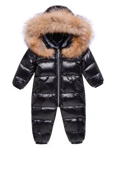 -30 Degree Kids Ski Suit Boy Girls Winter Outdoor Sports Waterproof Skiing Snowboarding Jackets Snow Pants Children Clothing Set