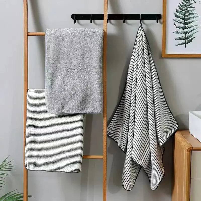 Coral Fleece Towel Set – Quick-Dry Bathroom Towels