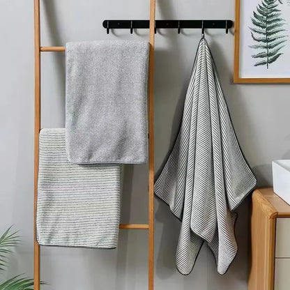 Korallenfleece-Handtuchset – Schnelltrocknende Badetücher