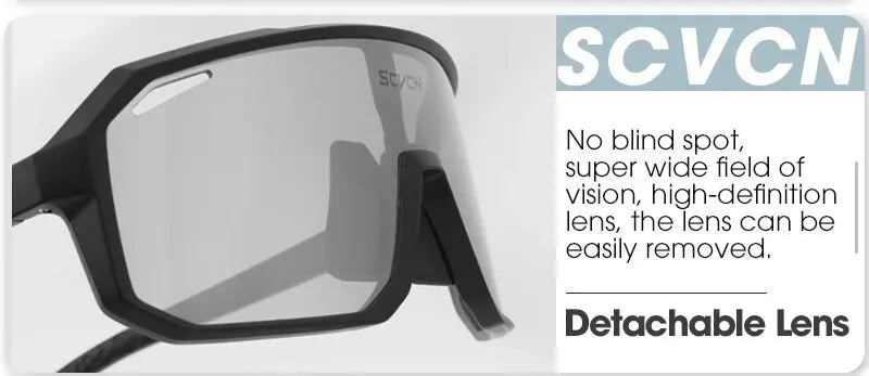Photochromic Cycling Glasses – UV400 Sports Sunglasses for Men & Women | Bike, Hiking & Outdoor