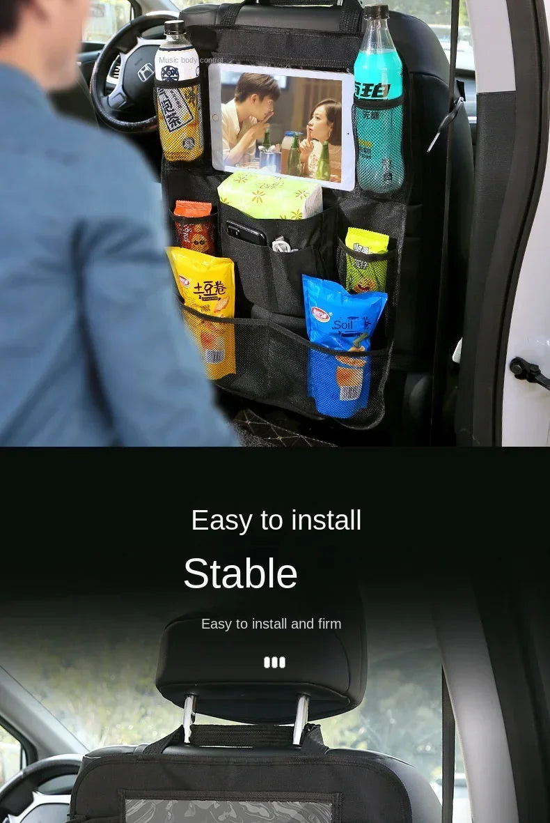 Car Backseat Organizer with Tablet Holder