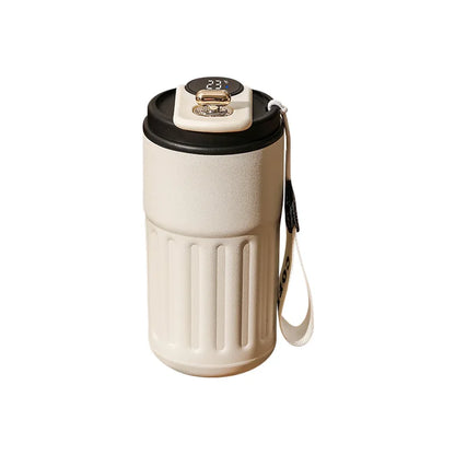 Smart Thermos Mug with Temperature Display – Stainless Steel