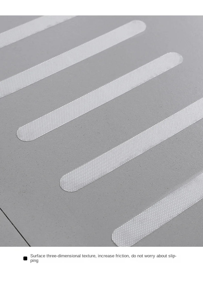Transparent Non-Slip Adhesive Strips for Bath & Stairs