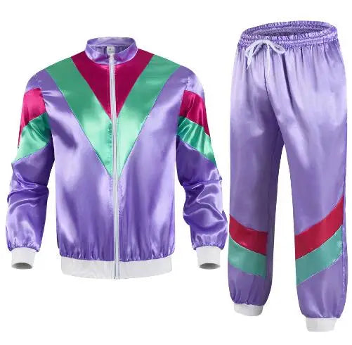 80s & 90s Retro Tracksuit Costume Set