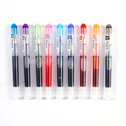 Colourful Fountain Pens – 9-Pen Set, Extra Fine Nib