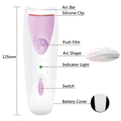 Heated Eyelash Curler – Rechargeable Lash Curling Wand