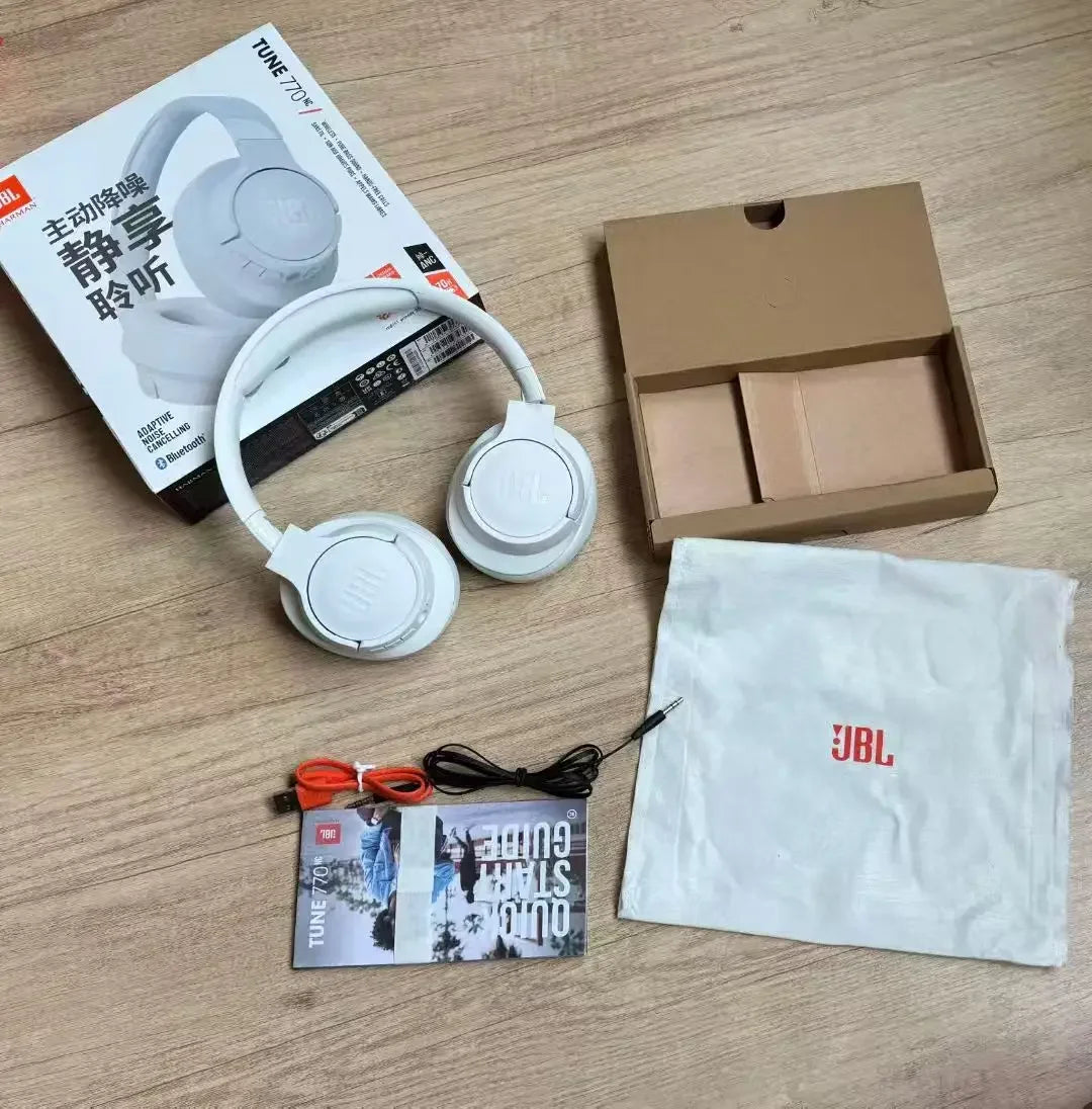 JBL Tune 770NC Wireless Bluetooth Headphones Noise Cancelling Earphone Music Sports JBL engineers have meticulously crafted