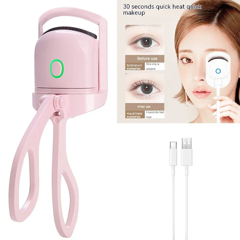 Heated Eyelash Curler – Rechargeable Lash Curling Wand