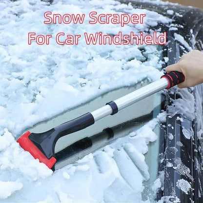 Spazzola per neve e raschietto per ghiaccio estendibile per auto – Manico telescoppico in alluminio
