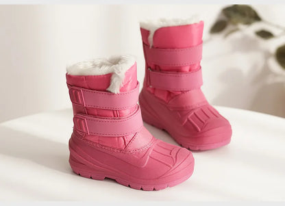 Toddler Animal Snow Boots – Plush-Lined Non-Slip Winter Boots