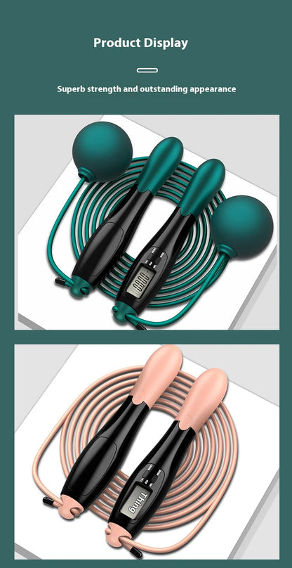 Counting Jump Rope – Adjustable Steel Skipping Rope