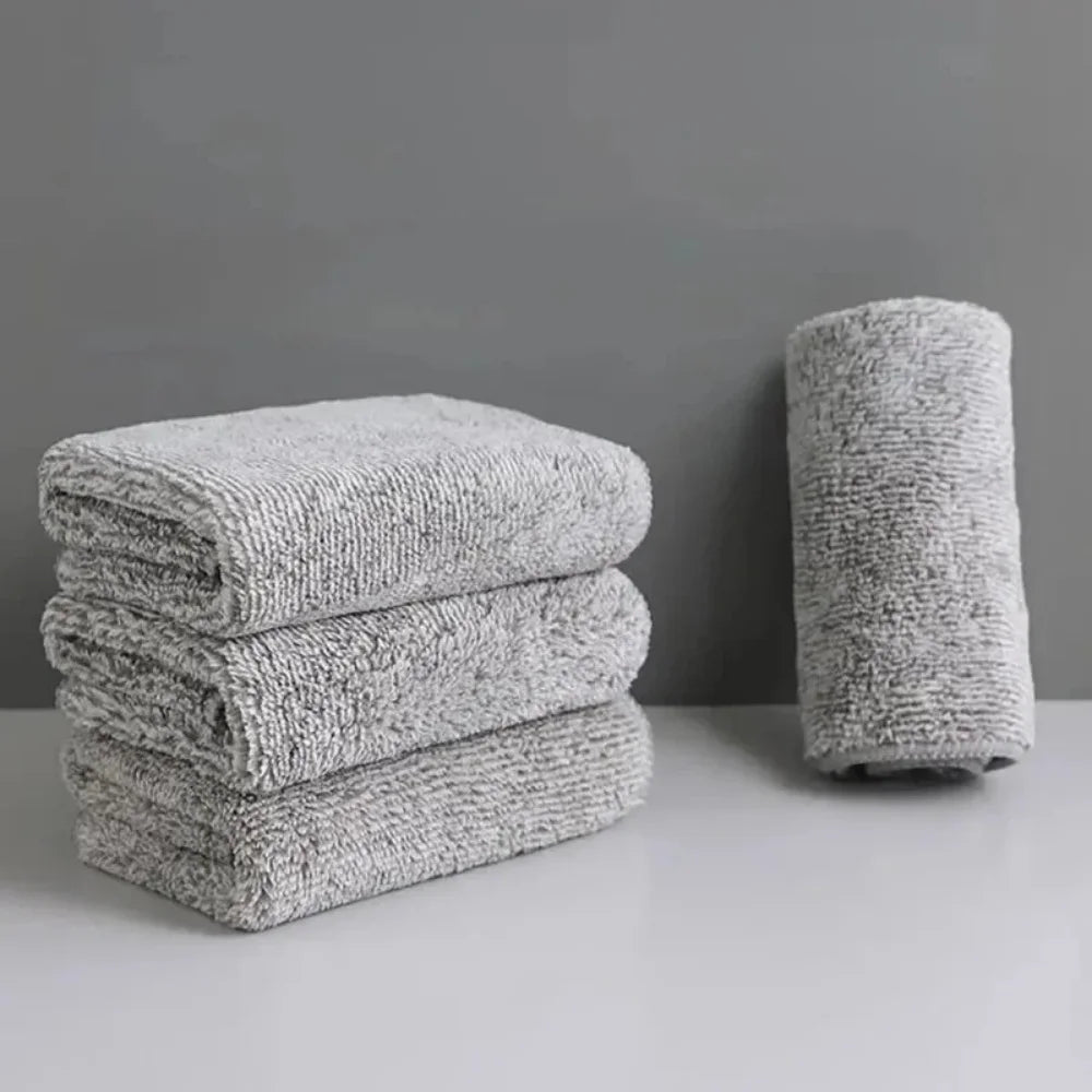 Japanese-Style Thick Absorbent Towels – Set of 5