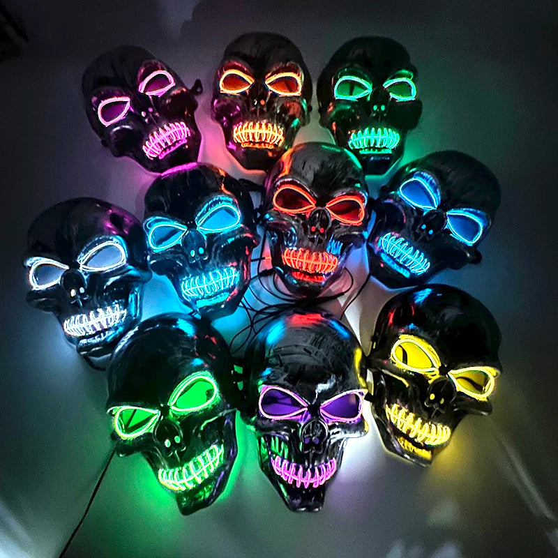 LED Light-Up Pirate Captain Hat - Glowing Tricorn Costume Hat for Halloween & Parties