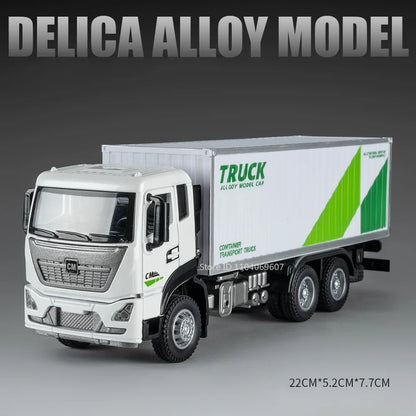 1:32 Die-Cast Produce Transport Truck – Fruit & Veggie Container Toy