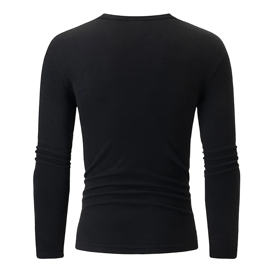 Men's Thermal Base Layer Top – Warm Long-Sleeve Undershirt