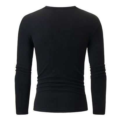Men's Thermal Base Layer Top – Warm Long-Sleeve Undershirt