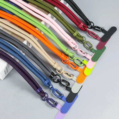 Crossbody Phone Lanyard – Adjustable Braided Phone Strap