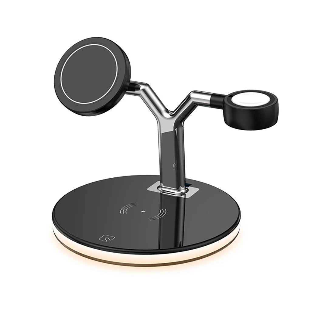 3-in-1 Magnetic Wireless Charger for Phone, Watch & Earbuds