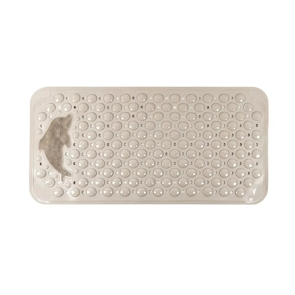 Dolphin Non-Slip Bath Mat with Suction Cups, 35 x 70 cm