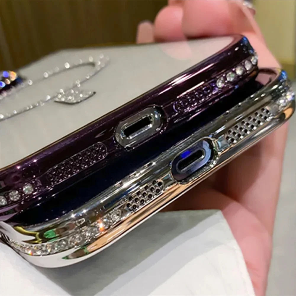 Glitter Clear Magnetic iPhone Case