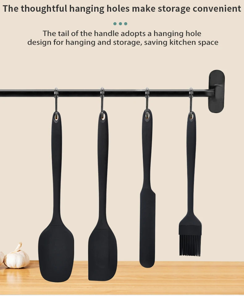 Silicone Kitchen Utensil Set – 6-Piece Spatula & Baking Tools